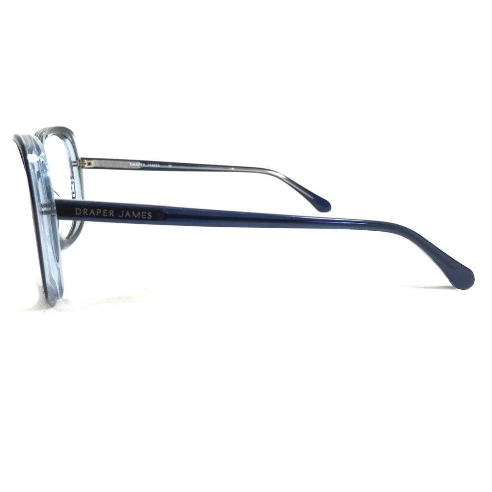 Draper James Eyeglasses Frames DJ7032 424 BLUE Clear Square Oversized 56-18-140
